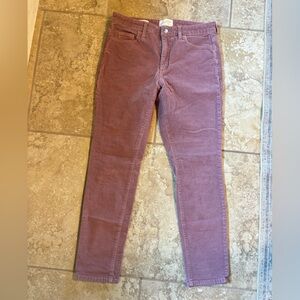 Pink corduroy pants